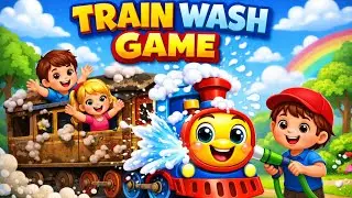 &ldquo;Baby Train Wash Game 🚿 | Bachchon Ki Super Train Safai Aur Masti&rdquo;