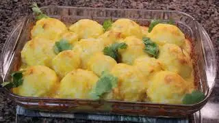 Yummy Cheesy Chicken & Veggie tables Potato Tray