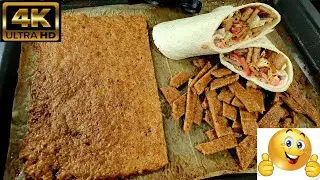 Csirk&eacute;s D&ouml;ner Kebab otthoni s&uuml;tőben k&eacute;sz&iacute;tve😁Ezt is kipr&oacute;b&aacute;ltam helyettetek😉Nagyon finom lett🥰