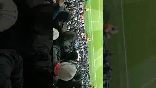 Inter Milan Internazionale ultras fans singing at anfield March 2022