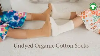 Undyed Organic Cotton Socks (3-Pack)