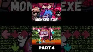 Monker.EXE (PART 4) [Consoku Mix] (FNF MOD) #shorts