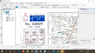 GEO-REFRENCING A TOPOSHEET IN ArcGIS #georefrencing #arcgis #gis #wgs84 #lcc #utm