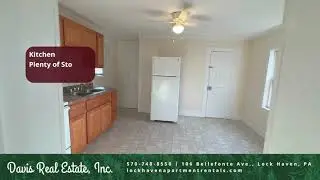 Apartment Tour: 60 E Church St. Unit 2, Lock Haven PA