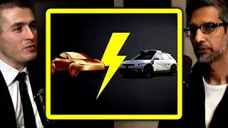 Sundar Pichai on Elon Musk and Tesla vs Waymo competition | Lex Fridman Podcast Clips