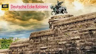 Deutsche Ecke Koblenz Walking 4K