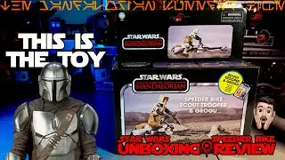 Hasbro Star Wars Vintage Collection Speeder Bike with Scout Trooper & Grogu Review