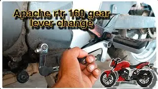 apache rtr160 gear lever apache rtr 160 apache gear lever change apache 160 4v bs6 #apache