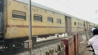 #train #slowmotion #satisfying | morning train crossing near #lake