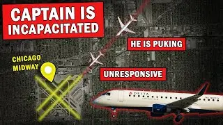 Captain INCAPACITATED Right Before Landing | Copilot Takes Over the Controls