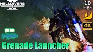 Helldivers 2 | Blasting Away with Grenade Launcher & Hover Pack (No commentary, Max difficulty, 4K)