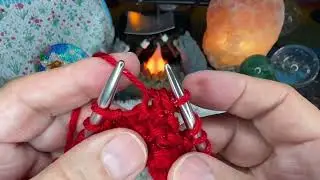 ASMR🧶Knitting Meditation, The Sound of Knitting Needles, Charming Volumetric Pattern , Enjoyable ❤️