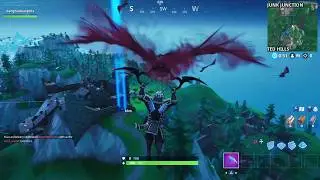 Fortnite Fortbyte #50 Location - Accessible at Night Time inside mountain top Castle Ruins