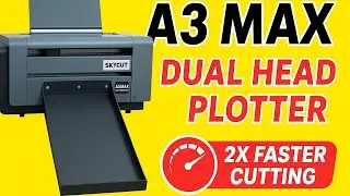 Skycut A3MAX6: AUTO FEEDER CUTTING PLOTTER WITH DUAL CUTTING HEADS!! LAUNCHED AT APPP EXPO, CHINA'25