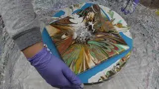 Acrylic Pouring | Bloom Technique | Acrylic Pour Painting | Fluid Art | Acrylic Cells | Abstract Art