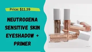Neutrogena Sensitive Skin Eyeshadow + Primer, a Longwearing, 2-in-1 Metallic Eyeshadow