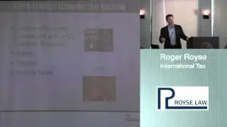 Royse Law Firm Presents Roger Royse at 2015 Tax Camp