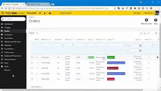 Mark orders with returned products in the order list of ThirtyBees and PrestaShop