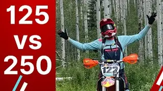 125 TWO STROKE vs 250 FOUR STROKE