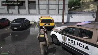 TENTOU BATER NO PM E FOI PRESO GTA 5 PMMG