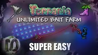 Terraria 1.3.5 - UNLIMITED BAIT FARM - BEST METHOD in pre-hardmode!