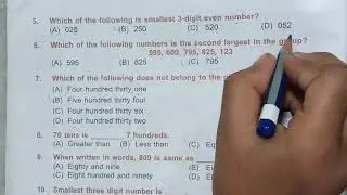 IMO CLASS 2   PART -1 OF NUMBER SENSE