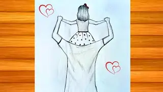 Easy way to draw father and daughter | father's Day special drawing | father and daughter drawing