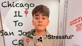 Flying From Chicago To Costa Rica- Vlog