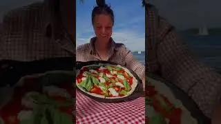 If you like camp food, try campfire pizza 🍕 #camping #campingfood #campfirecooking #campfirerecipe