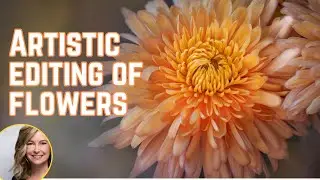 3 easy steps to edit flower images like a painting using Lightroom and Photoshop.