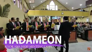 "Hadameon" Koor Ama HKBP Menteng Lama, dalam kunjungan ke HKBP Bandung Timur