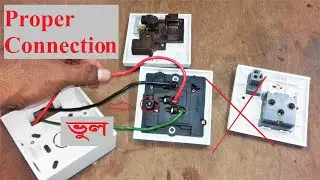 Proper Combined socket Connection. See which is the correct rule.