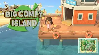 Animal Crossing New Horizons ACNH Terraforming Waterfalls Fancy Face&rsquo;s Big Comfy Island