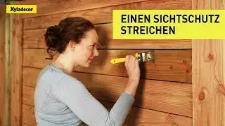 Sichtschutz lasieren wie ein Profi! | Anleitung und Tipps 🖌🏡