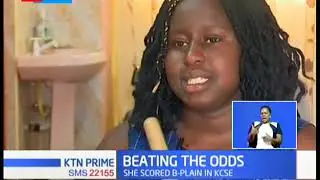 Naivasha girl beats all odds posting good grade in 2019 KCSE despite a life threatening accident