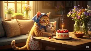 Cat Mom&rsquo;s Birthday Surprise 🎂 | Cozy CGI Animal Short