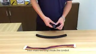 Corrugated flexible conduit
