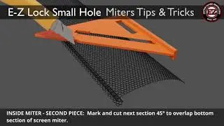 E-Z-Lock Small Hole Installation
