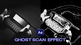 How To Make a Ghost Scan Effect in 1 Minute! (After Effects)