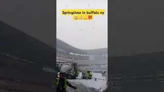 #construction #weather #spring #snow #snowstorm #viralvideo #trending #fun
