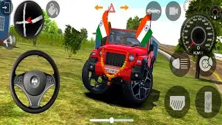 Dollar (Song) 🌹Modified Mahindra Green Thar 🌻indian cars simulator 3D | automobilegame 🚗