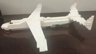 My lego Antonov AN-225 mirya only the engines and it's finished 