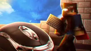 Jogando SKYWARS com o MOUSE e TECLADO de 10 Reais