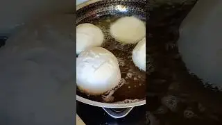 Watch how puffed bread takes shape! 🍞✨ #PuffedBread #BakingMagic #FoodShorts