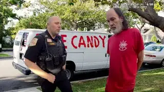 Хищник задержан за заманивание ребенка в фургон, используемый для хулиганских выходок.