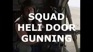 Wiping a whole attacking squad with Heli door gun - Squad Gameplay