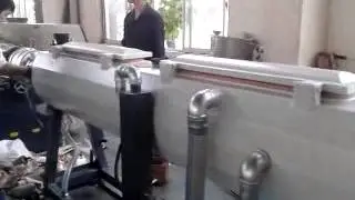 PVC PIPE EXTRUSION MACHINERY TESTING BEFORE SHIPMENT