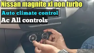 Nissan magnite - AC control l auto climate control l Nissan magnite xl non turbo AC controls