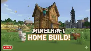 Day 6 Minecraft Survival LIVE 🔥 | Grinding Resources for House Build 🏠