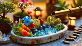 Relaxing Sleep Music + Bamboo Water Sounds 🌿 Deep Healing and Meditation Music | Calm Mind & Body